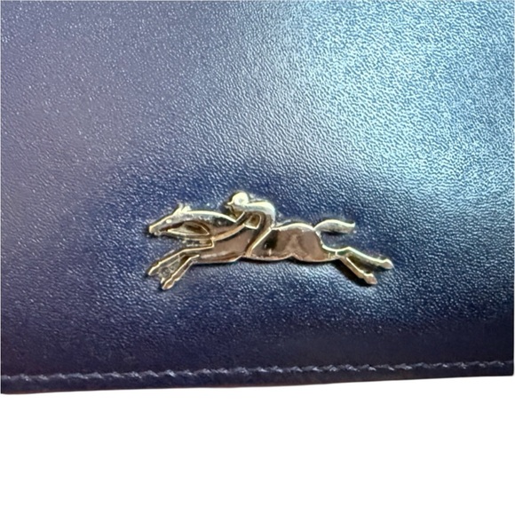 Longchamp Navy Leather Long Flap Wallet - Picture 3 of 14